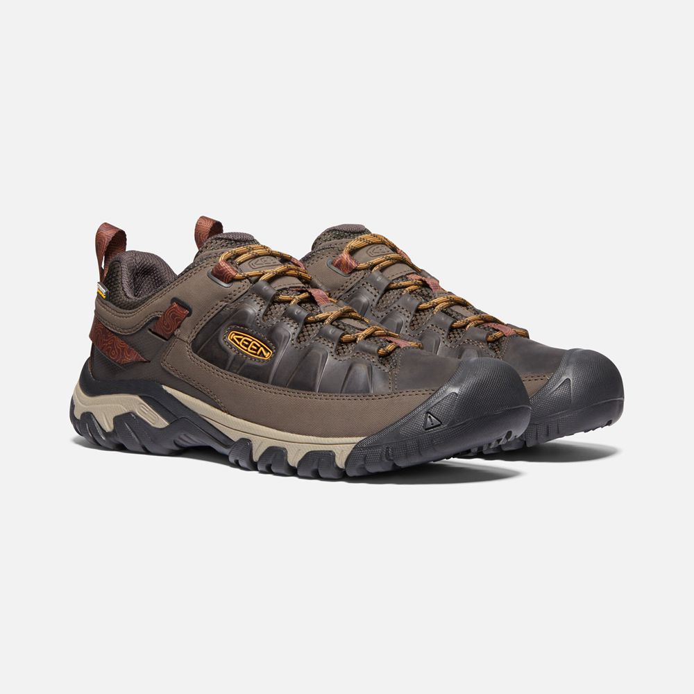 Keen Outdoor Ayakkabı Erkek Kahverengi/Turuncu - Targhee Iii Waterproof - Türkiye MHCA08196